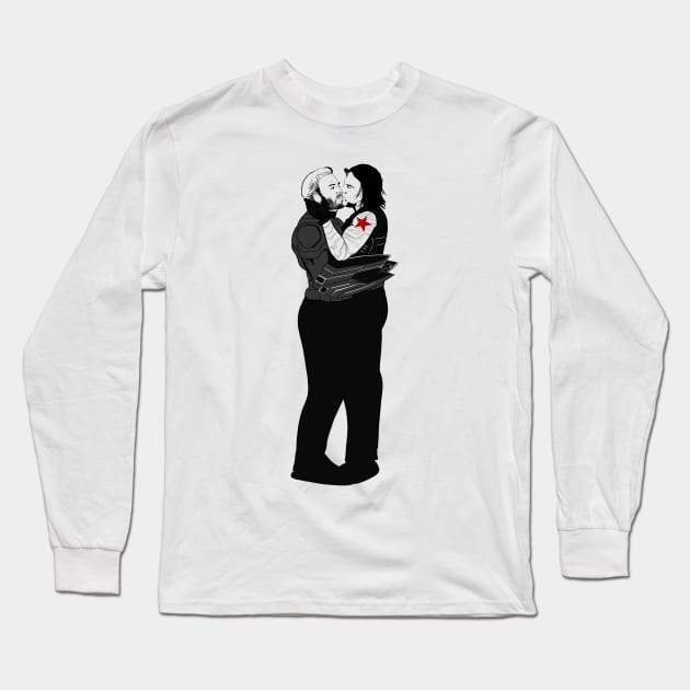 the captain's kiss Long Sleeve T-Shirt by MarianoSan